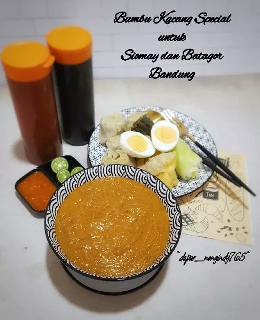 resep bumbu kacang siomay