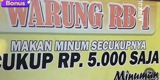 Wanita ini Buka Warung Bebas Lauk hanya Dihargai Rp5 Ribu, 'Berbisnis sama Allah'