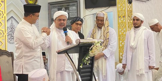 Bertemu di Petamburan, Rizieq Beri Pesan Ini untuk Anies