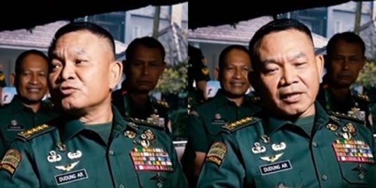 Merinding,Pesan Kasad Dudung Soal Hak Prajurit TNI 'Pemimpin Jangan Jadi Kapal Keruk'