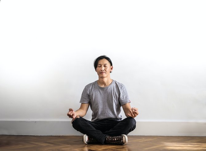 ilustrasi meditasi