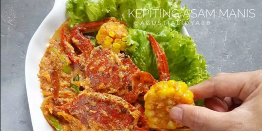 7 Resep Kepiting Asam Manis & Berbagai Saus Lezat Lain, Bikin Nafsu Makan Meningkat