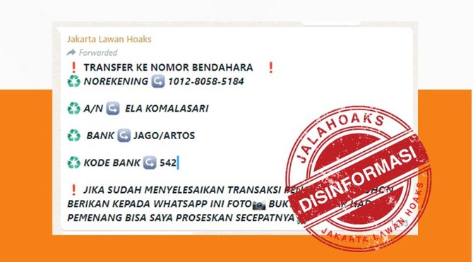 cek fakta waspada penipuan mengatasnamakan bank jago