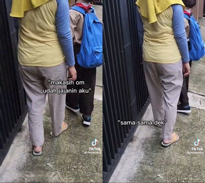 viral video driver ojol jemput anak customer pulang sekolah minta 039dibayari039 jajan
