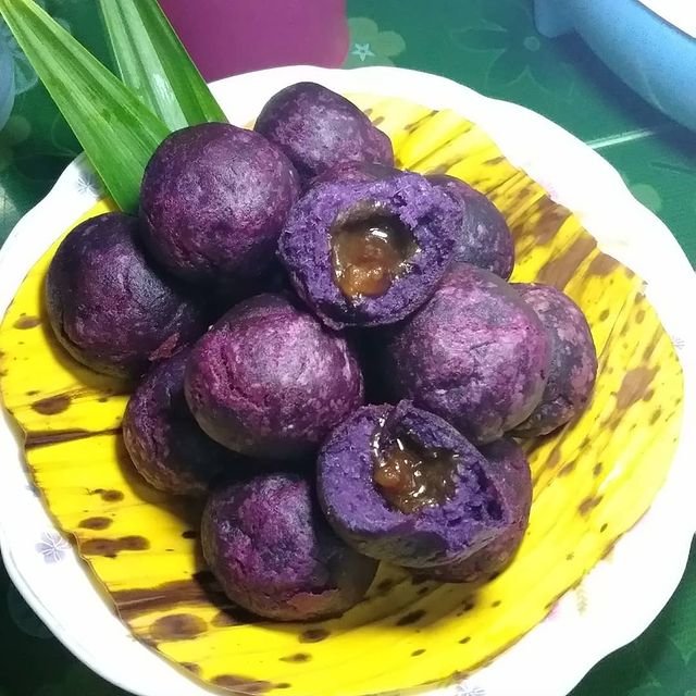 bola ubi gula merah