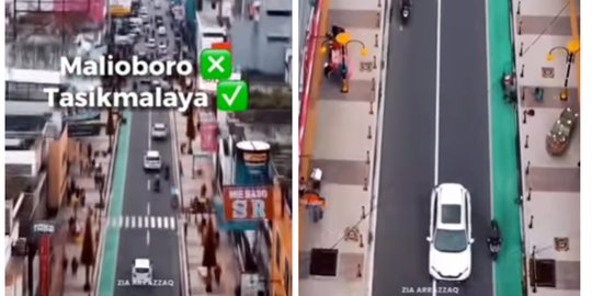 Potret Jalan HZ Mustofa di Kota Tasikmalaya, Rapi, Bersih dan Mirip Malioboro Jogja