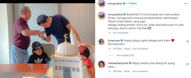 regi datau ulang tahun ucapan amp doa selamat ultah ayu dewi untuk suami tuai sorotan