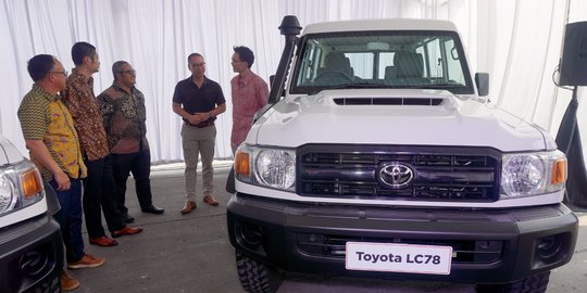 Toyota Land Cruiser Seri 70 Jadi Mobil Operasional Freeport