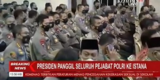 Viral Irjen Fadil Gunakan Telepon Sebelum Pengarahan Jokowi, Ini Penjelasan Istana