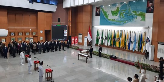 Heru Budi Hartono Resmi Jabat Pj Gubernur DKI Jakarta