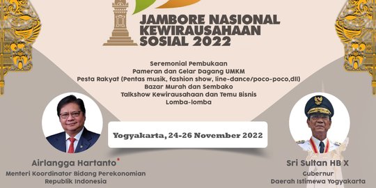 Jambore Nasional Kewirausahaan Sosial 2022 Digelar di Yogyakarta Akhir November