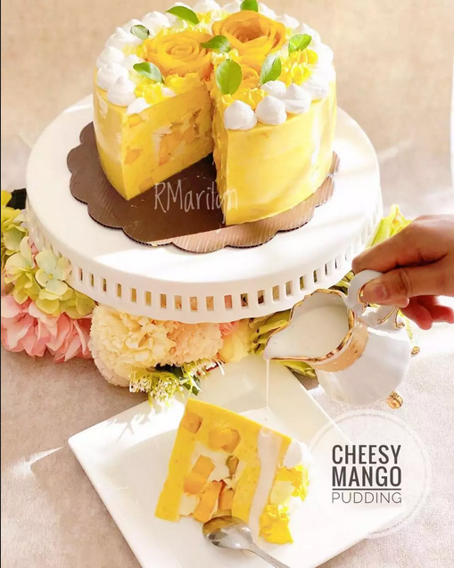 puding mangga keju