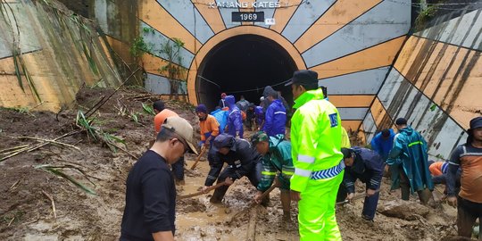 Tim Gabungan Teliti Potensi Bahaya usai Longsor di Terowongan Karangkates II