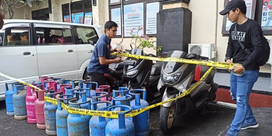 Seorang Pria di Bali Sewa Indekos untuk Oplos Gas LPG Subsidi