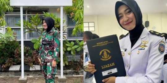 Kabar Terbaru Bintara Cantik TNI AL Berwajah Glowing Mirip Artis, Kini jadi Perwira