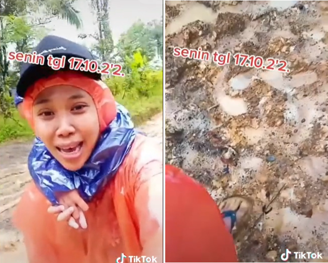 viral ibu antar anaknya ke sekolah berjalan kaki medan jalanan jadi sorotan