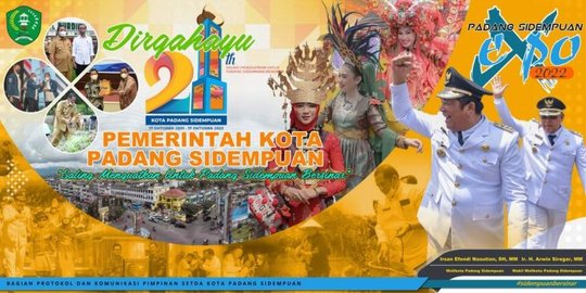 Peringati HUT ke-21 Kota Padang Sidempuan, Pemda Gelar Sidempuan Expo 2022