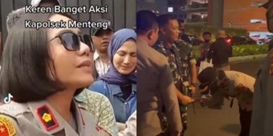 Kompol Ocha 'Kapolsek Pengusir Preman' Ketemu Kapolda Metro, Cium Tangan Jenderal TNI