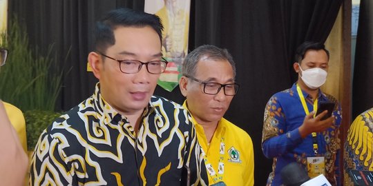 Ridwan Kamil Ungkap Alasan Hadir HUT Golkar