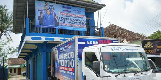 Bantu Korban Banjir Trenggalek dan Pacitan, Ibas Buka Posko Bencana