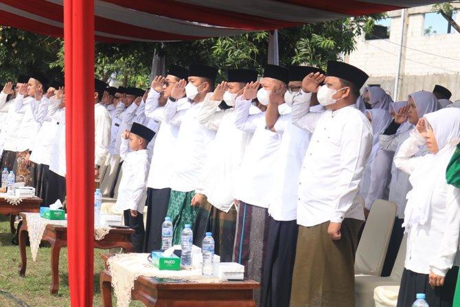 wawali kota pasuruan pimpin apel santri pondok pesantren bayt al hikmah