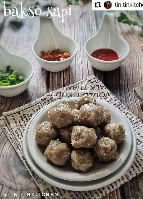 bakso sapi kenyal