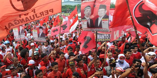 Survei Litbang Kompas: PDIP-Golkar Turun, Gerindra-Demokrat Meroket