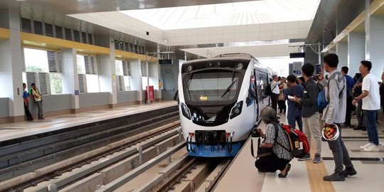 LRT Sumsel Terima Subsidi Rp160 M Per Tahun, Pendapatan Baru Rp15 M