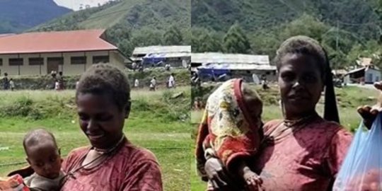 Bikin Terharu, Ibu di Papua Tukarkan 1 Kantong Tomat agar Anak-Anaknya Bisa Makan Mi