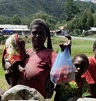 bikin terharu ibu di papua tukarkan 1 kantong tomat agar anak anaknya bisa makan mi