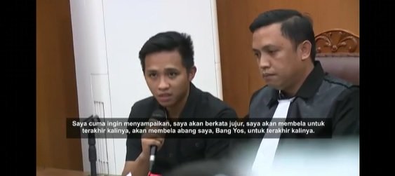 Janji Bharada E Di Sidang: Saya Akan Jujur, Bela Bang Yos Untuk ...