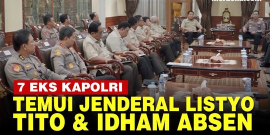 VIDEO: Jenderal Listyo Bertemu Tujuh Mantan Kapolri, Tito dan Idham Azis Absen