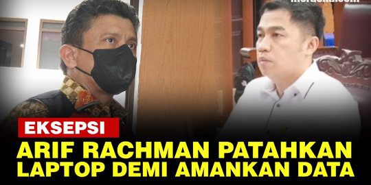 VIDEO: Eksepsi Arif Rachman, di Bawah Tekanan Sambo Patahkan Laptop ...
