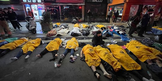 Tragedi Itaewon Renggut 153 Jiwa, Dokter Jelaskan Bahaya Berdesakan dalam Kerumunan