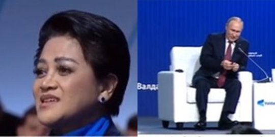 Tak Sembarang Orang, Wanita Indonesia Bicara dengan Presiden Putin & Dipuji Cantik