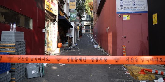 Ini Gang Maut Lokasi Ratusan Orang Tewas Berdesakan dalam Tragedi Halloween Itaewon