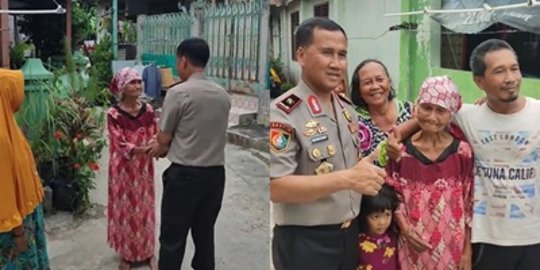 Dulu Jualan Bubur, Jenderal Bintang Satu Polri Pulang Kampung Bikin Warga Terharu