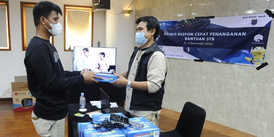 Posko Bantuan STB TV Digital Gratis di Depok