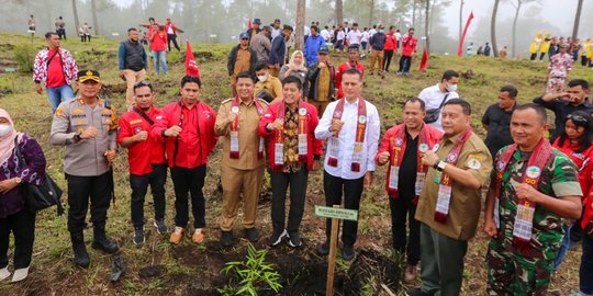 Jadi Tempat Wisata Buah, Pemprov Sumut Menanam 10 Ribu Pohon di Samosir