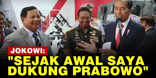 Video Blak Blakan Presiden Jokowi Dukung Prabowo Sejak Awal