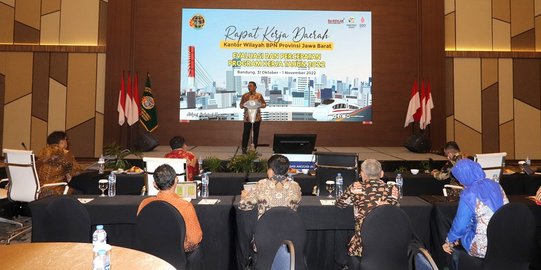 Percepat Target PSN, Kanwil BPN Provinsi Jawa Barat Gelar Rapat Kerja Daerah