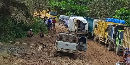 Bertahun-tahun Jalan Lintas Selatan Inhu Rusak Parah, Biang Kecelakaan