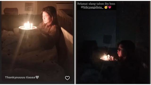 sudah sedekade bersama intip kejutan manis caesar hito di ultah felicya angelista