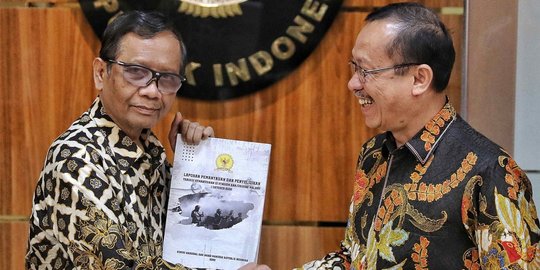 Komnas HAM Serahkan Berkas Investigasi Tragedi Kanjuruhan ke Mahfud MD