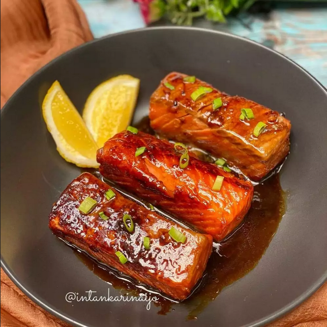 salmon teriyaki