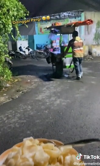 video lucu penjual tahu tek