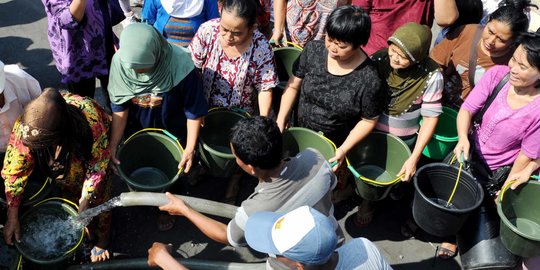 Cakupan Air Bersih Di Jakarta Baru 658 Persen