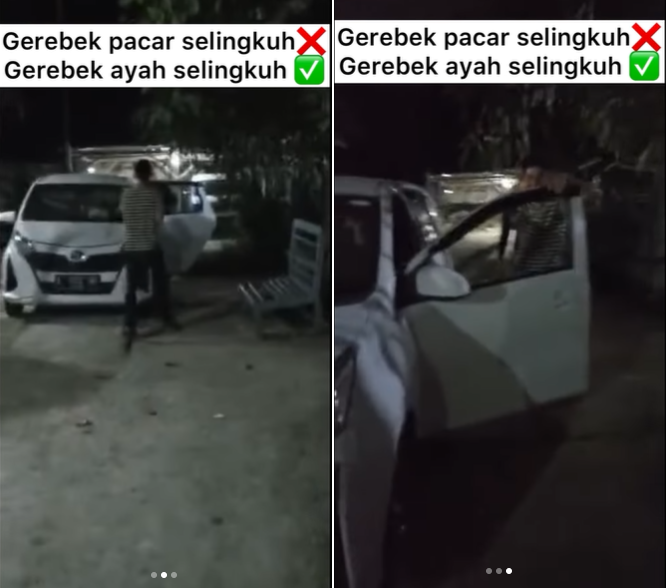 viral pria ini gerebek ayahnya bersama wanita lain ekspresinya jadi sorotan