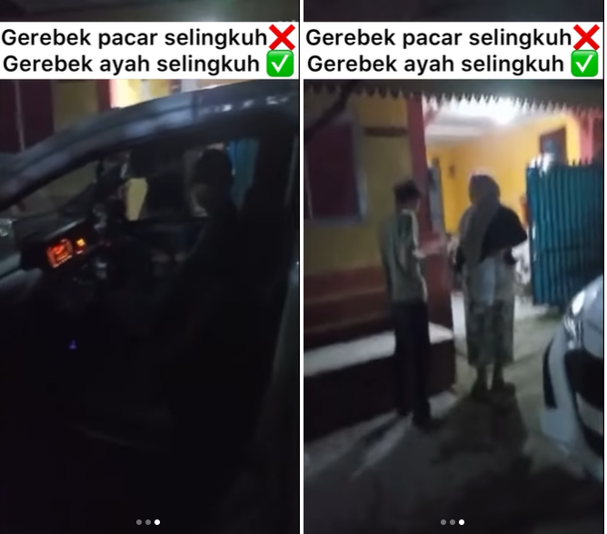 viral pria ini gerebek ayahnya bersama wanita lain ekspresinya jadi sorotan