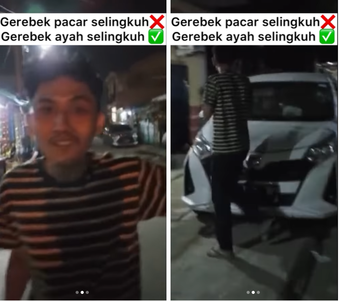 viral pria ini gerebek ayahnya bersama wanita lain ekspresinya jadi sorotan